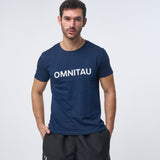 Omnitau Men's OmniX Organic Cotton Omni Crew Neck T-Shirt - Navy