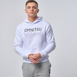 Omnitau Men's Drive Organic Cotton Sports Hoodie - White