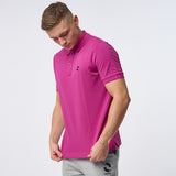 Omnitau Men's Drive Organic Cotton Avant Polo Shirt - Mid Pink