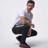 Omnitau Men's Prime Organic Cotton Jogger Sweat Pants - Black