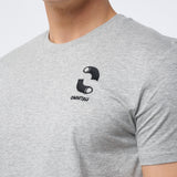Omnitau Men's Classics Organic Cotton Crew Neck T-Shirt - Heather Grey