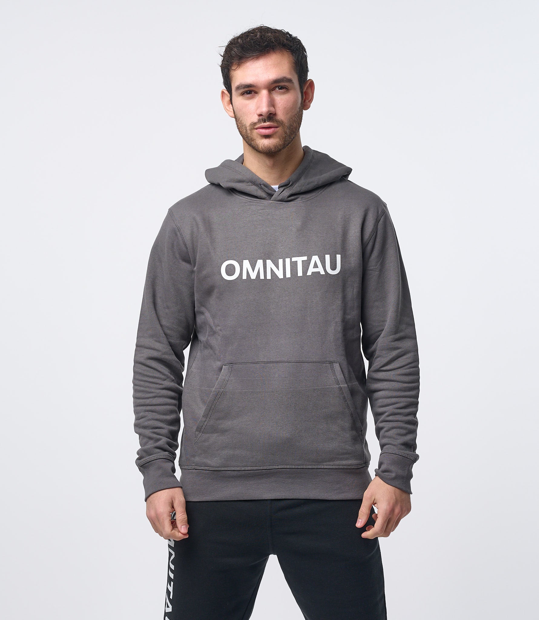 Omnitau Men's OmniX Organic Cotton Omni Hoodie - Anthracite Grey