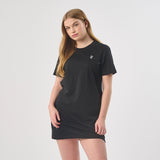 Omnitau Women's Organic Cotton T-Shirt Dress - Black