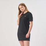 Omnitau Women's Organic Cotton T-Shirt Dress - Black