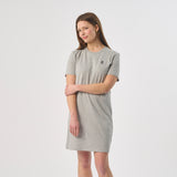 Omnitau Women's Organic Cotton T-Shirt Dress - Heather Grey