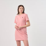 Omnitau Women's Organic Cotton T-Shirt Dress - Pink