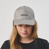 Omnitau Unisex Camber Organic Cotton Baseball Cap - Grey