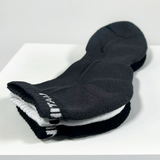 Omnitau Unisex Classic Organic Cotton Trainer Socks - Multi Pack of Black, Grey & White